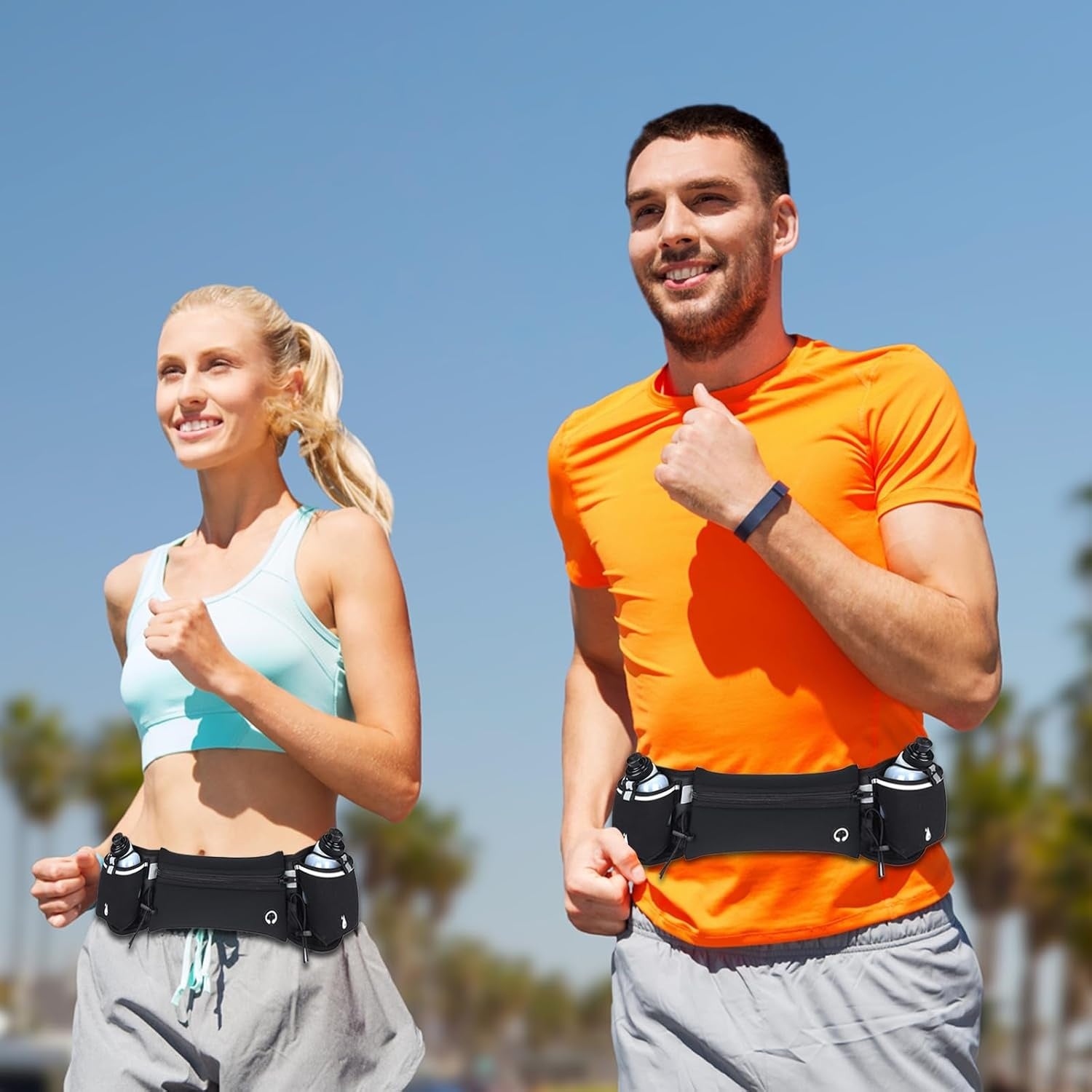 Träningsbälte med Vattenflaskor