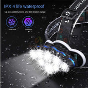 LED Pannlampa - Uppladdningsbar