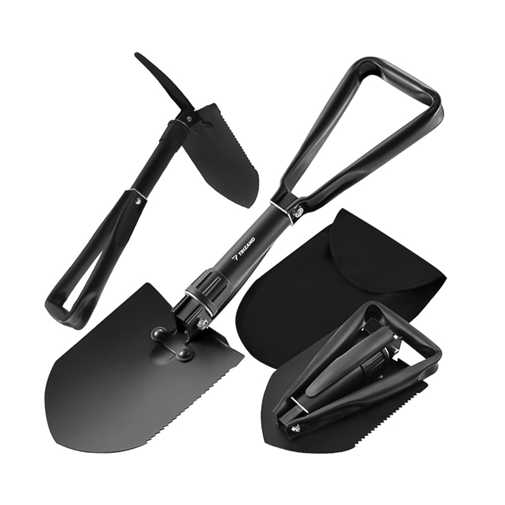 Hopfällbar 3-i-1 Spade, Hacka & Såg