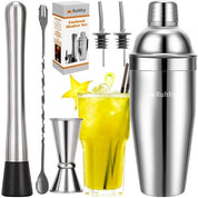 Bartender Kit med Shaker & Tillbehör - Barset / Cocktail Set