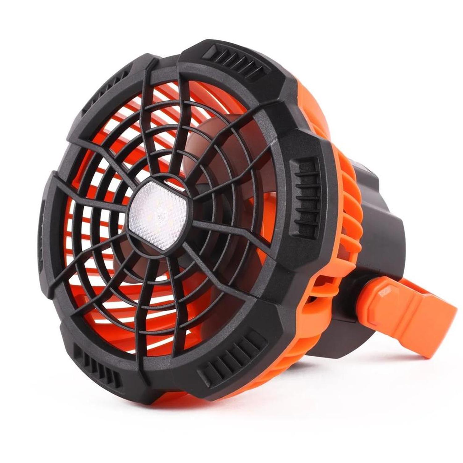 Trådlös Fläkt med LED-lampa & Krok