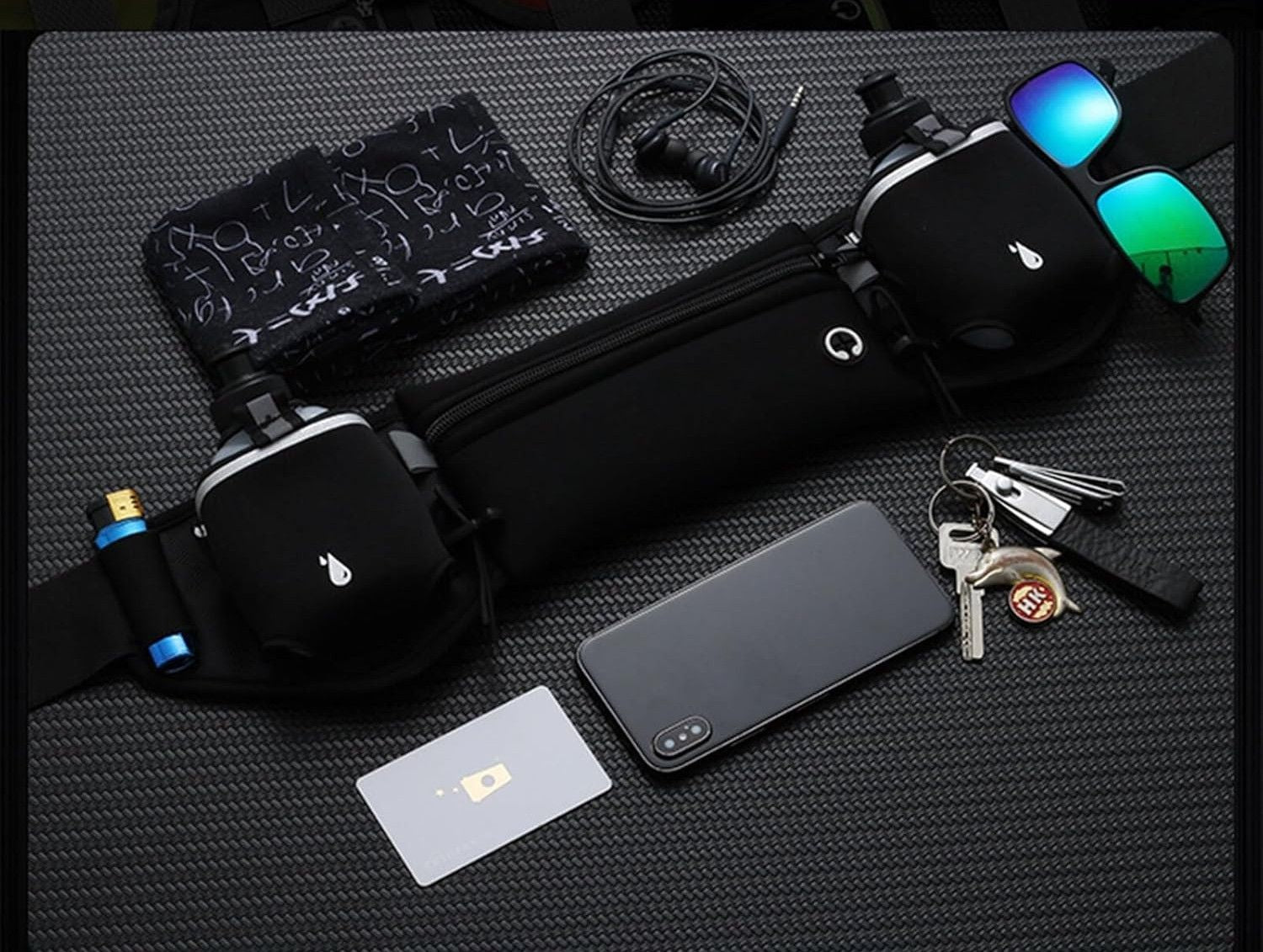 Träningsbälte med Vattenflaskor