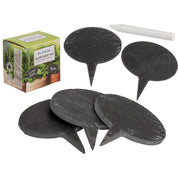 4-Pack Plantetiketter / Växtetiketter - Griffeltavla