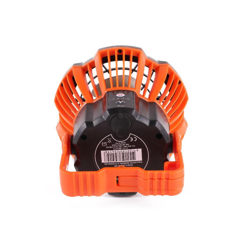 Trådlös Fläkt med LED-lampa & Krok