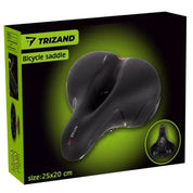 Cykelsadel med LED-lampa & Ventilation - Sadel för cykel