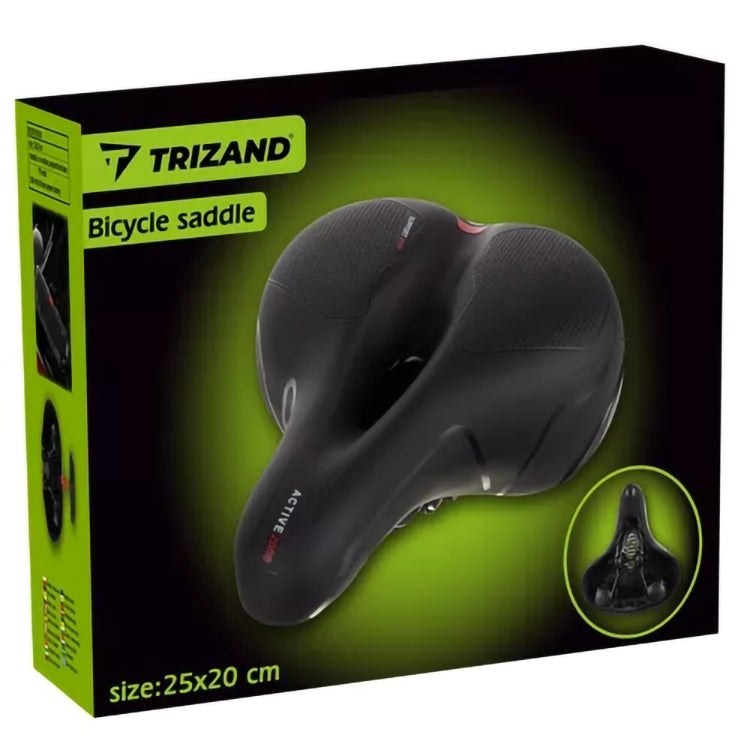 Cykelsadel med LED-lampa & Ventilation - Sadel för cykel