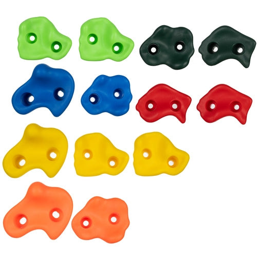 Klättergrepp / Klätterstenar - 15 st