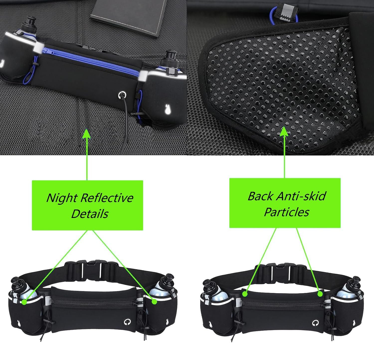 Träningsbälte med Vattenflaskor