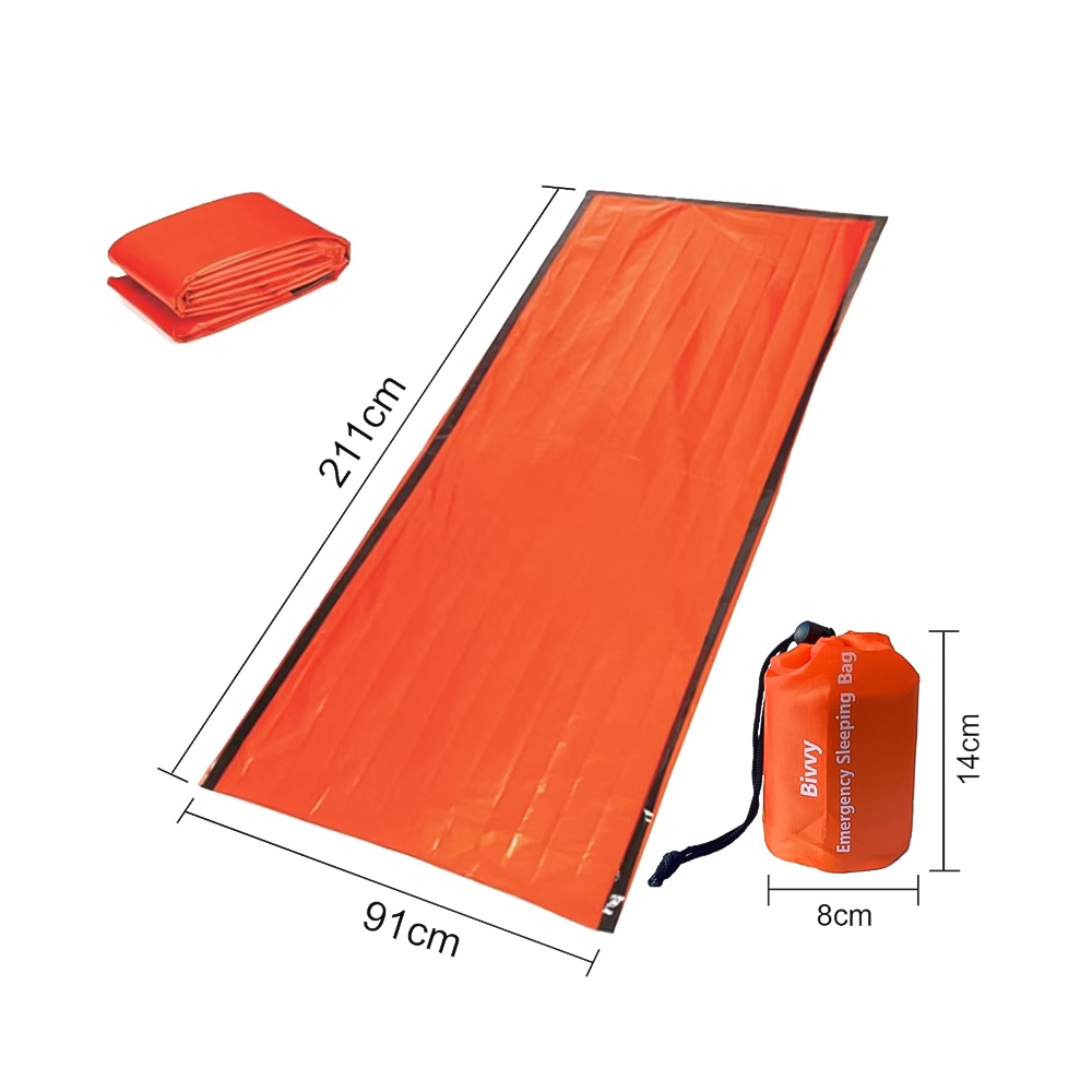 Nödsovsäck - Bivvy för Överlevnad - 4-Pack