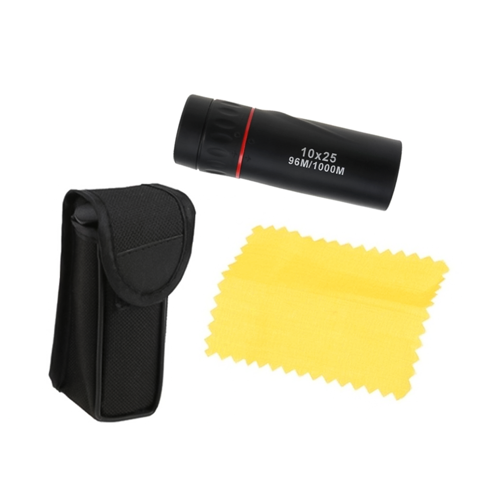 Monokulär Kikare - 10x Förstoring med 25mm Objektiv