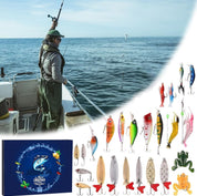 Fiskebeten & Wobblers - 24 fiskedrag i Julkalender