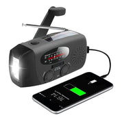 Nödradio med Solcellsladdare & Powerbank