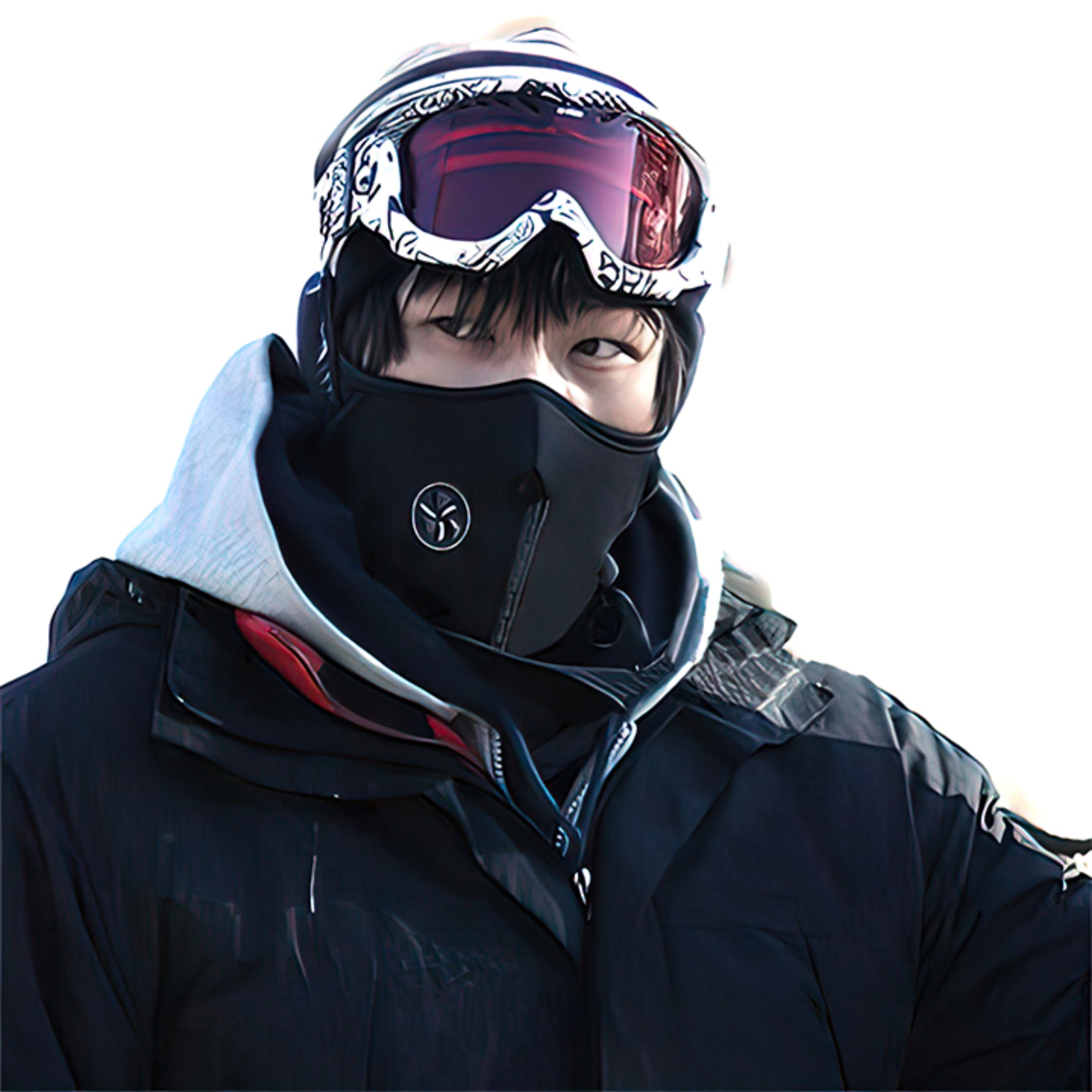 Ansiktsmask med Ventil