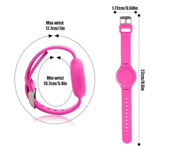 Vattentät AirTag Armband för Barn - Silikonarmband