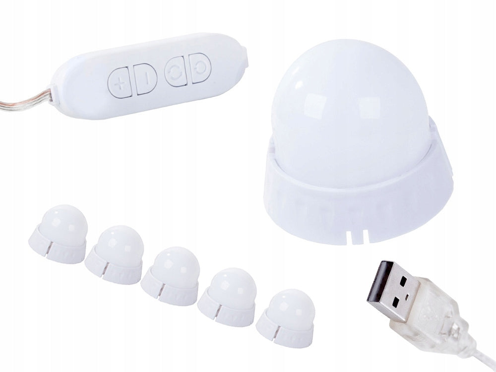 LED-lampor till Sminkspegel - 10-Pack