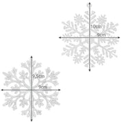Julgranskulor Snöflingor - 12 st