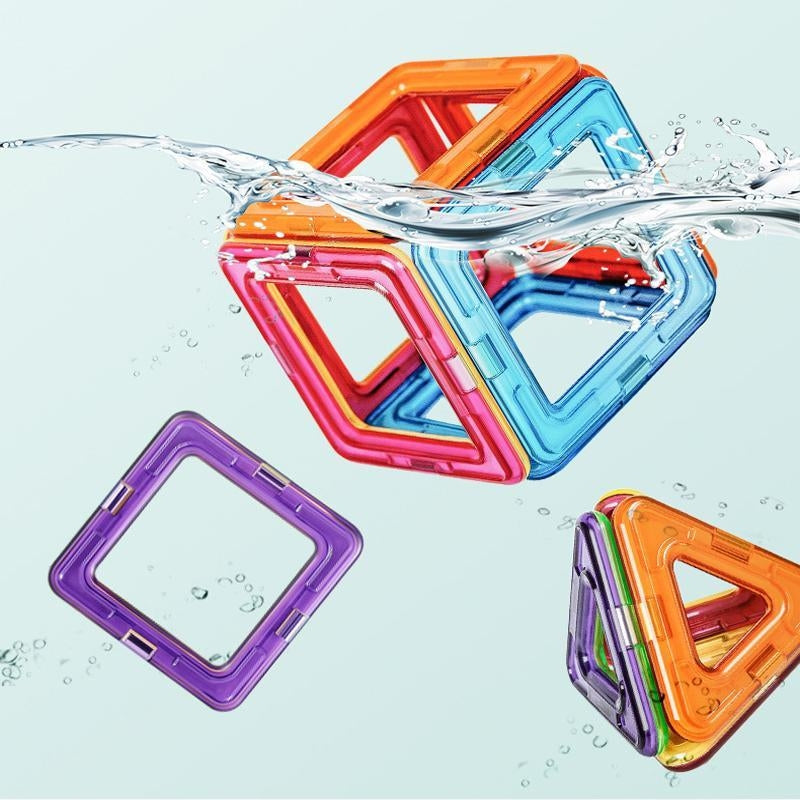 Magnetic Tiles - Magnetiska & Pedagogiska Byggklossar - 40-delar