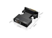 HDMI till VGA Adapter med 3.5mm AUX