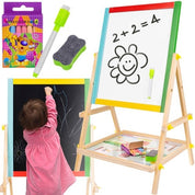 Whiteboard/Blackboard Tavla för Barn - Dubbelsidig