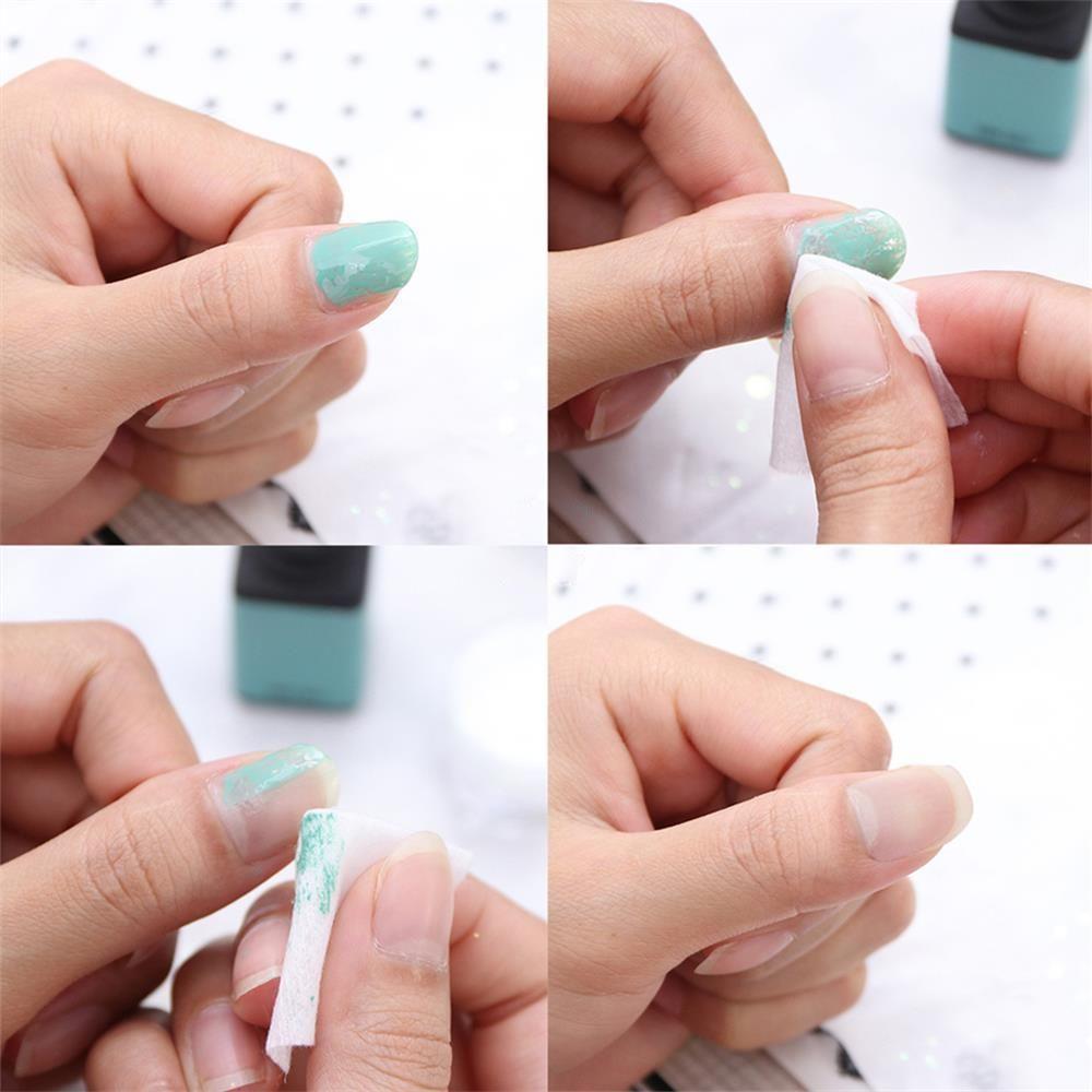 500-Pack - Nail Wipes - Luddfria pads för naglar
