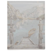 Måla Efter Nummer Kit - 40x50cm - Båtbrygga