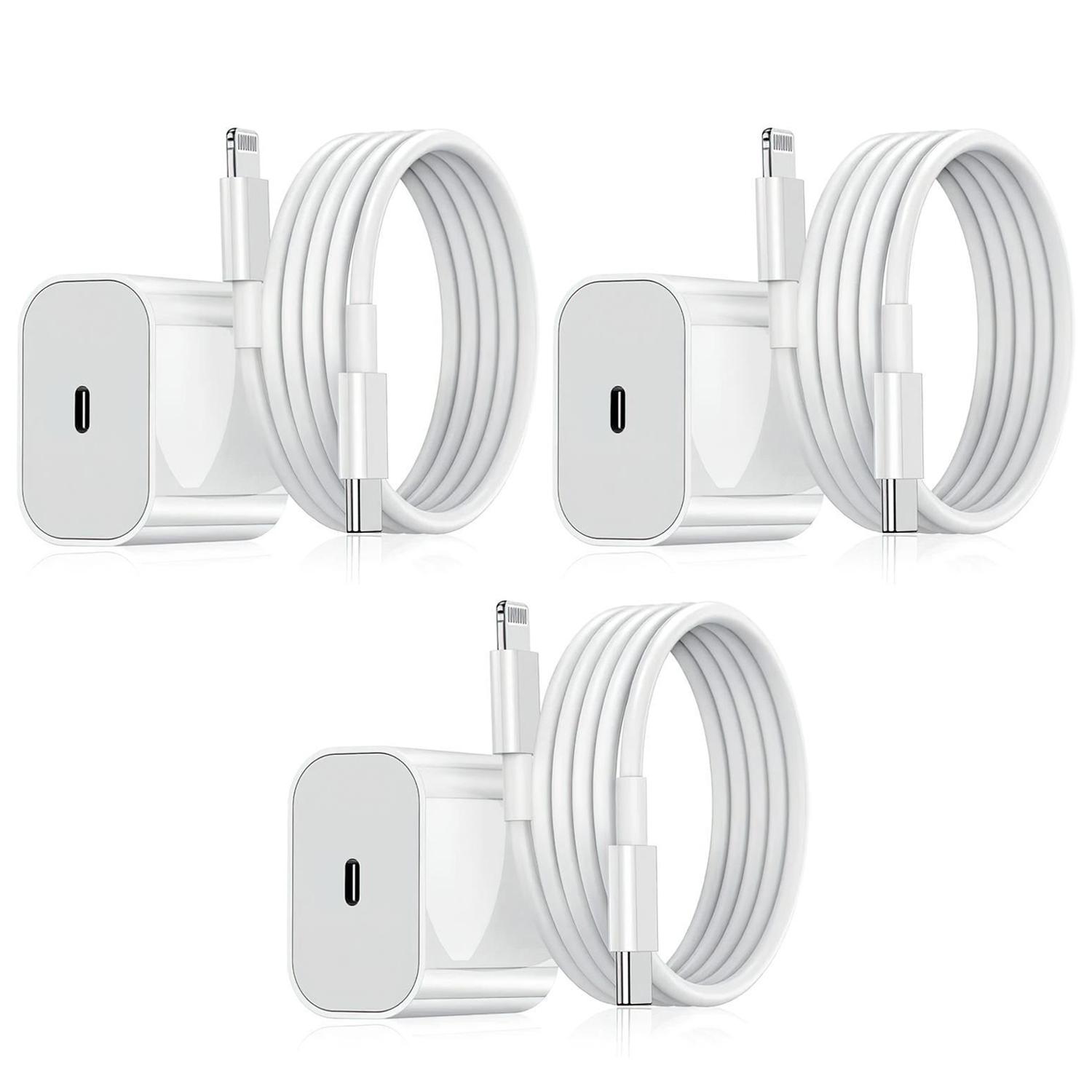 Snabbladdare för iPhone - Adapter + Kabel 20W USB-C
