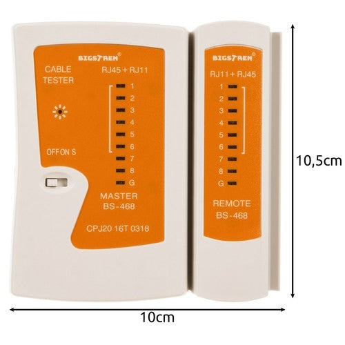 Kabeltestare / Verktyg för Nätverkskabel - RJ45/RJ11