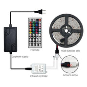10 Meter - LED-Strip Lights med RGB / Ljusslinga / LED-list