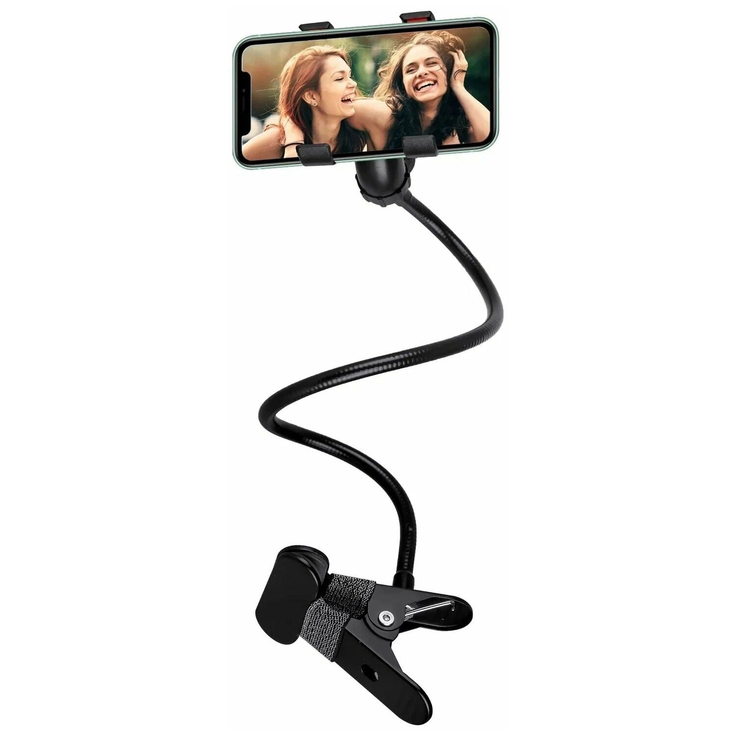 Mobilhållare med Böjbart Stativ & Klämma - 2-Pack