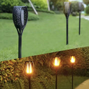 4-Pack - Trädgårdslampa Lykta Solcell