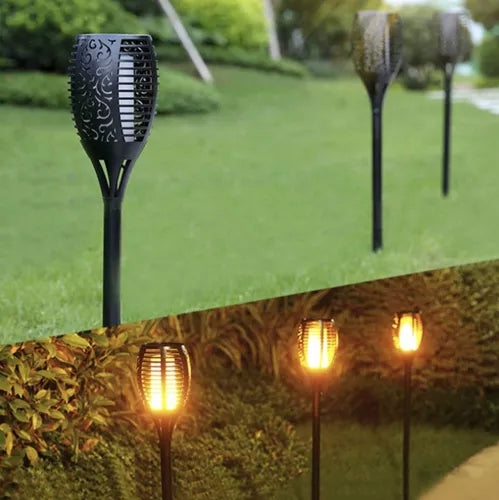 4-Pack - Trädgårdslampa Lykta Solcell