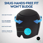 Ögonmask mot Huvudvärk - Gelmask - Svalkande/värmande mask