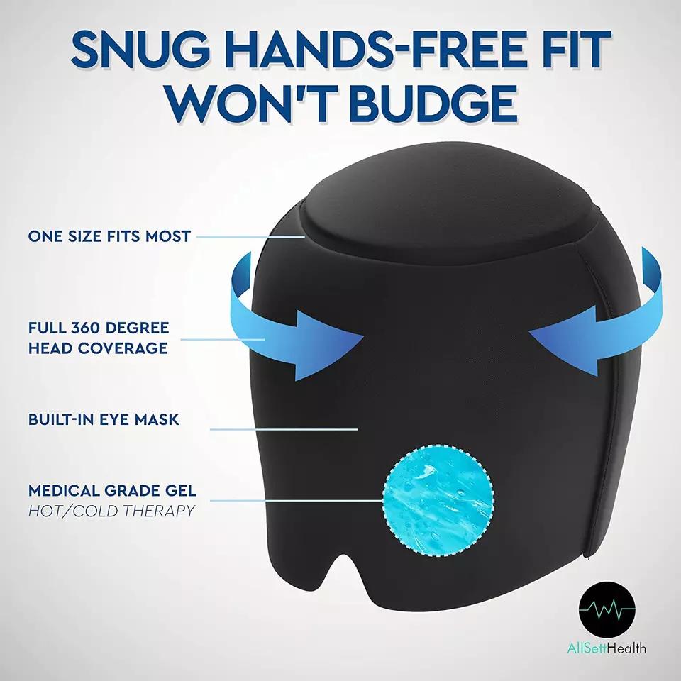 Ögonmask mot Huvudvärk - Gelmask - Svalkande/värmande mask