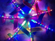 Kastflygplan med LED - 47 cm
