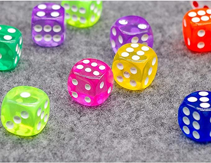 100-Pack - Tärningar - Speltärningar