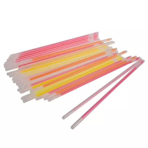 100 st - Självlysande Glowsticks - Armband