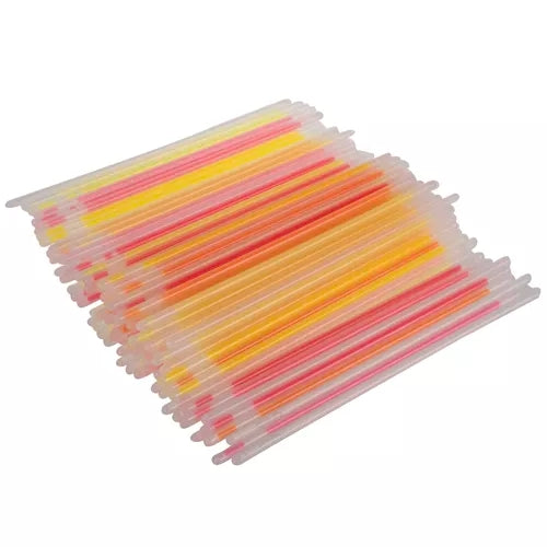 100 st - Självlysande Glowsticks - Armband