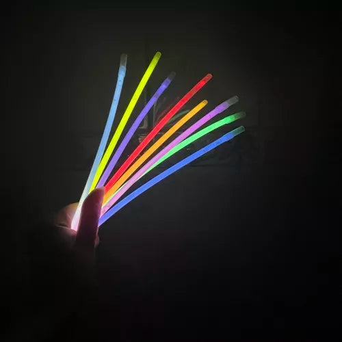 100 st - Självlysande Glowsticks - Armband