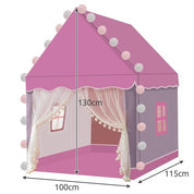 Lektält för Barn / Barntält med LED - 130cm