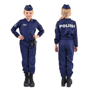 Finsk Polis Barn Maskeraddräkt