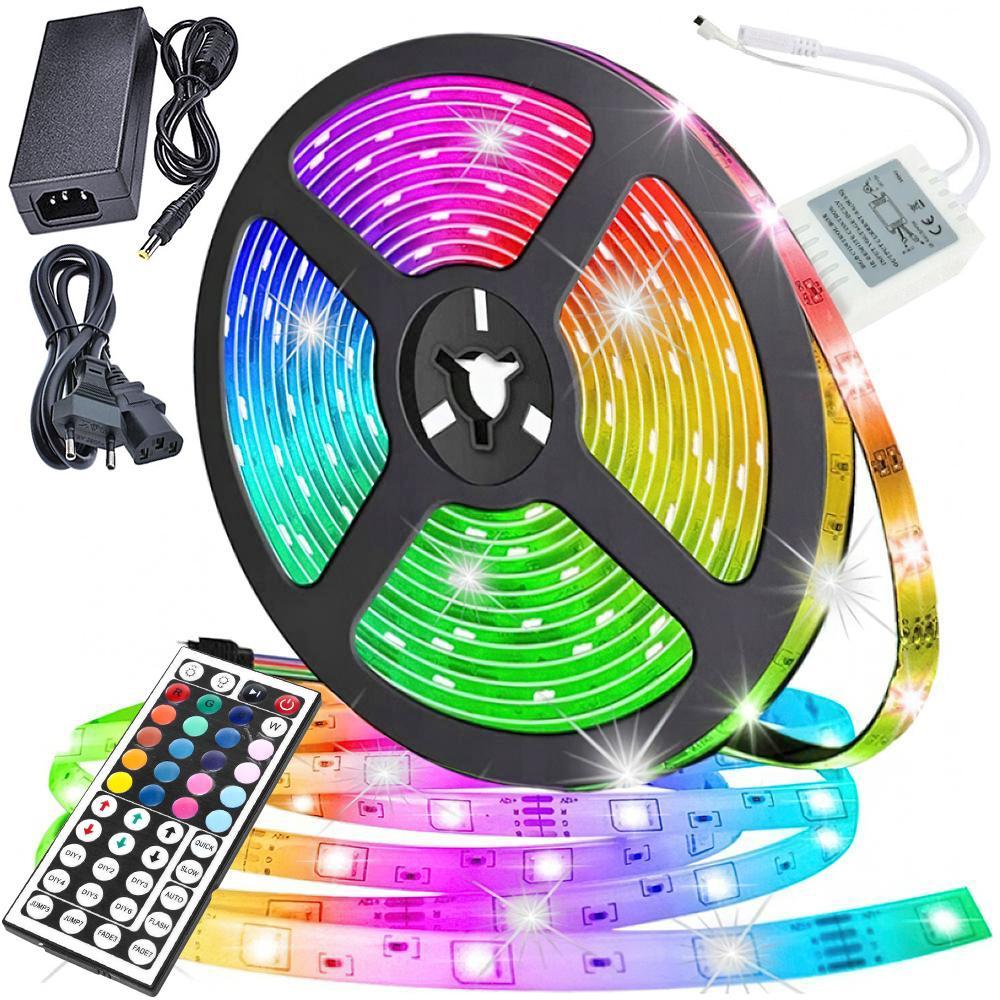 10 Meter - LED-Strip Lights med RGB / Ljusslinga / LED-list
