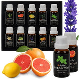 10-Pack - Doftolja / Parfymolja för Aromalampor - Olika dofter
