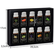 10-Pack - Doftolja / Parfymolja för Aromalampor - Olika dofter
