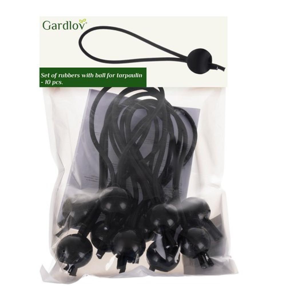 10-Pack - Fäste för Presenning - Elastisk