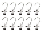 10-Pack - Krok med Klämma / Hängare - Klädhängare