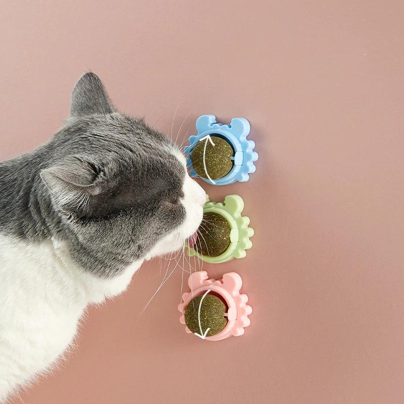 Självhäftande Kattmynta Boll - 2-Pack