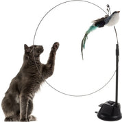 Kattleksak på Pinne - Sugkopp - Leksak för Katt