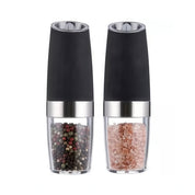 Elektriska Salt- och Pepparkvarnar med LED och Keramisk Malning - 2-Pack