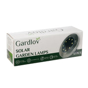 12-Pack - Trädgårdslampor Solcell - Lampor till Trädgård