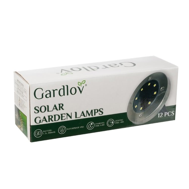 12-Pack - Trädgårdslampor Solcell - Lampor till Trädgård